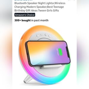 LED Ring Light Wireless Bluetooth Speaker with Phone Stand